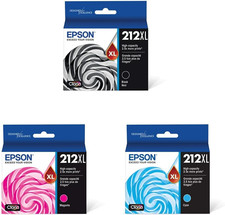 T212 Claria High Capacity Ink Cartridges - Black, Magenta, and Cyan