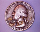 1937-S WASHINGTON QUARTER   **331-6
