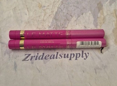 L'OREAL LE MATTE VELVETY COVERAGE LIP COLOUR 100 MATTE FOR ME SEALED Pack Of 2