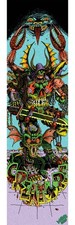 Creature Riot1394 Hallucination Grip Tape 9in x 33in Sheet Graphic Mob