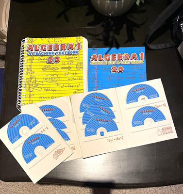 Teaching Textbooks Algebra 1 2.0 Teaching Textbook Book + CD-ROM Discs