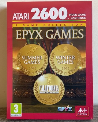 EPYX SPIELE. Sammlung mit 3 Spielen. Atari 2600 / Atari 7800. Neu & Versiegelt.