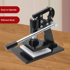 Manual Leather Die Cutting Machine 14x10 cm Upper Plate Hand Press Die Cutter