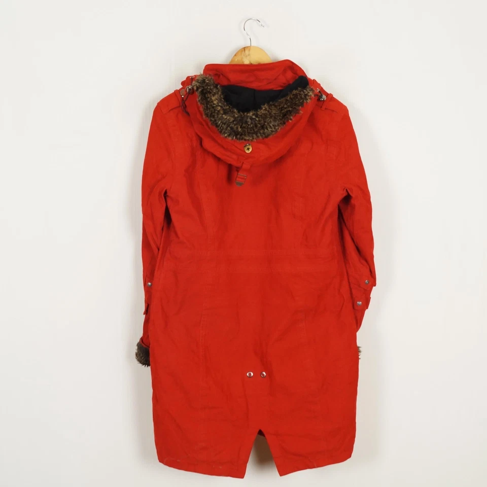 WELLENSTEYN DARLING Women's Jacket Size S Red Insulated Full Zip Hooded - Image 2 of 4