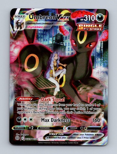 UMBREON VMAX TG23/TG30 HOLO UR BRILLIANT STARS TRAINER GALLERY POKEMON NM/M