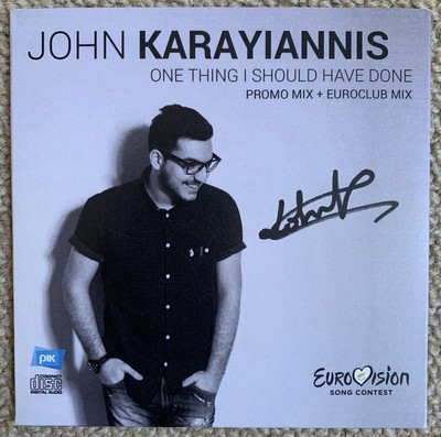 JOHN KARAYIANNIS SIGNIERT ~ EUROVISION 2015 ZYPERN ~ EINS HÄTTE ICH TUN SOLLEN