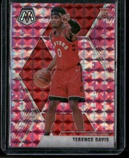2019-20 Panini Mosaic #226 Terence Davis Camo Pink