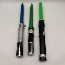Star Wars Three 3 Light Saber Tested Lot 