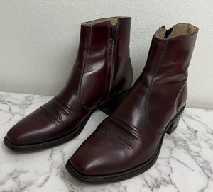 Burgundy Boots Men | eBay display picture 1