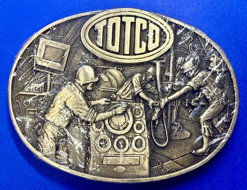 TOTCO Technical Oil Tool Company Field Worker Commemorative ADM Belt Buckle