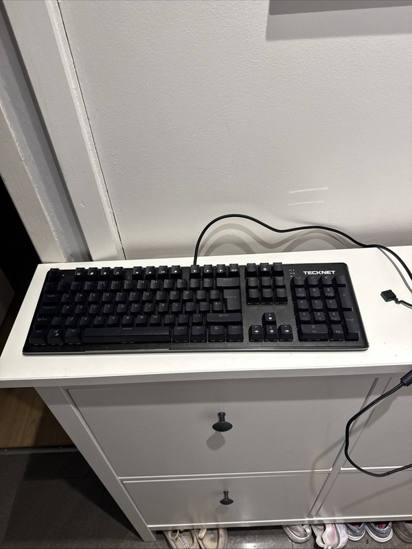 Teknet Mechanical Gaming Keyboard UK Layout RGB Wired, EMK1027