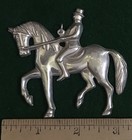 Vintage Gorham 1979 Man on Horseback Sterling Silver Christmas Ornament 20 grams — photo 2