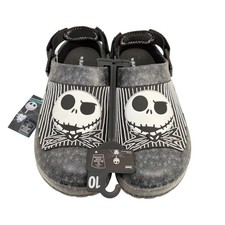 Disney Tim Burton's Nightmare Before Christmas Mens Sz 10 Clog/Sandals Ground Up