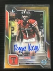 2025 Bowman Chrome University Football Gold Refractor Reggie Virgil #BCA-RV