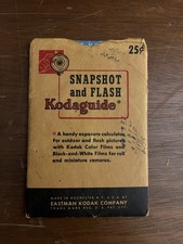Kodaguide Snapshot Dial Vintage Exposure Calculator Eastman Kodak Company