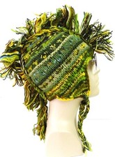 T416 New Gorgeous Colorful Woolen Hat/Cap Hand Knitted in Nepal