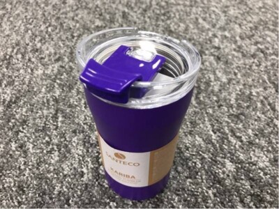 SIGG Thermobecher Santeco Double Wall Kariba 350ml Aurora Purple Edelstahl 