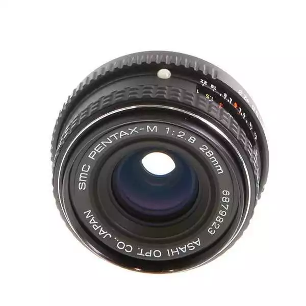 Pentax Pentax-M SMC 28mm f/2.8 manual focus PK K-Mount lens - Very