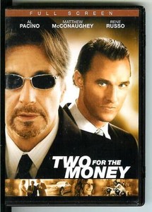 Two For The Money Used Movie Dvd Sports Gambling Crime Al Pacino Rene Russo Ebay