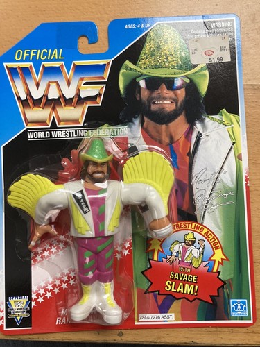 WWF HASBRO COWBOY MACHO MAN, MOC, NEW, WWE...