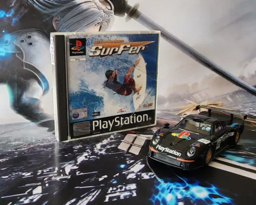 Sony Playstation 1 ps1 game PAL CHAMPIONSHIP SURFER BLACK LABEL COMPLETE