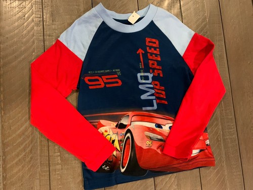 disney store Cars Lightening McQueen long sleeve shirt boys 2/3