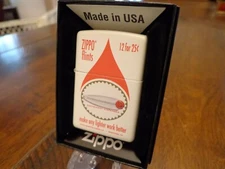 ZIPPO FLINTS 12 FOR 25 CENTS MAKE ANY LIGHTER WORK BETTER ZIPPO LIGHTER MINT