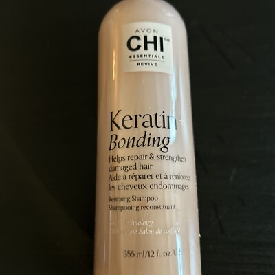 Avon CHI Essentials Revive Keratin SHAMPOO Beauty Hair Repair For Damaged Hair