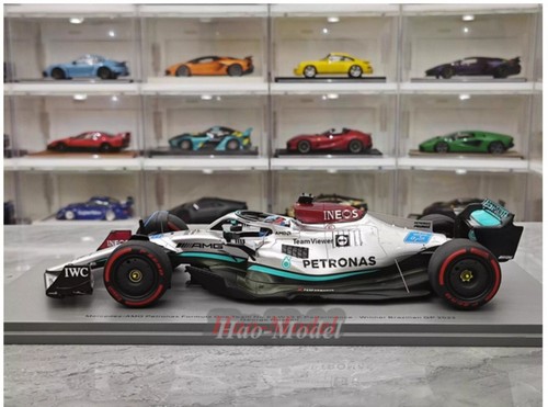 Spark 1:18 Benz AMG AMG W13 2022 F1 Alloy Model Car diecast birthday Gifts Gray - Picture 5 of 18