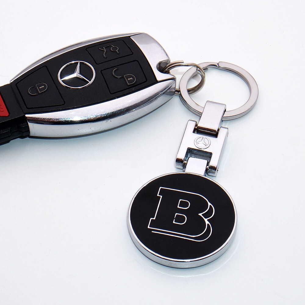 3D For Brabus AMG Sport Logo Alloy Car SUV Home Keychain Ring Decoration  Gift