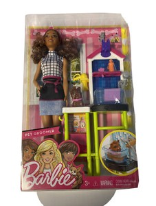 barbie dog grooming set