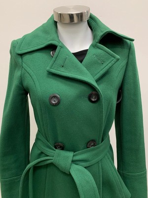 green coat zara
