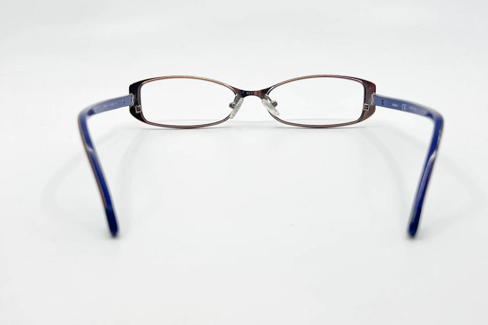 Monturas para gafas DKNY DY5608 1015 oro rosa azul borde completo 52-16-135 13854 Foto 4 de 4