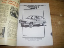 Revue technique Peugeot 104