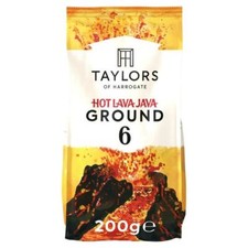 Taylors of Harrogate Hot Lava Java Ground Roast Coffee 200g - 1 Pack