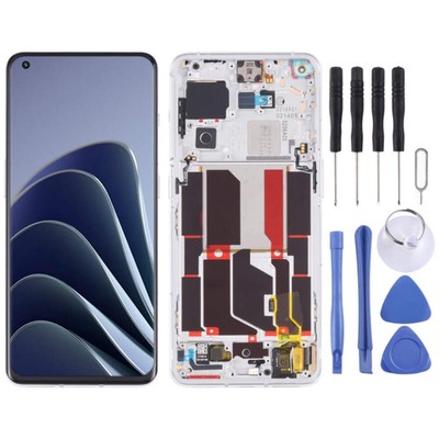 LCD Screen For OnePlus 10 Pro with Frame (Silver)