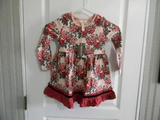 NWT MATILDA JANE KENSLEY GIRLS FLORAL and DOT PRINT DRESS 4