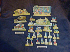 PRO PATRIA  Lot de SOLDATS PAPIER carton  TRAIN SANITAIRE AMBULANCES recto verso