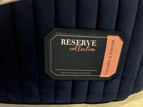 STEARNS & FOSTER RESERVE QUEEN EURO PILLOWTOP SOFT MATTRESS NEW CLEARANCE