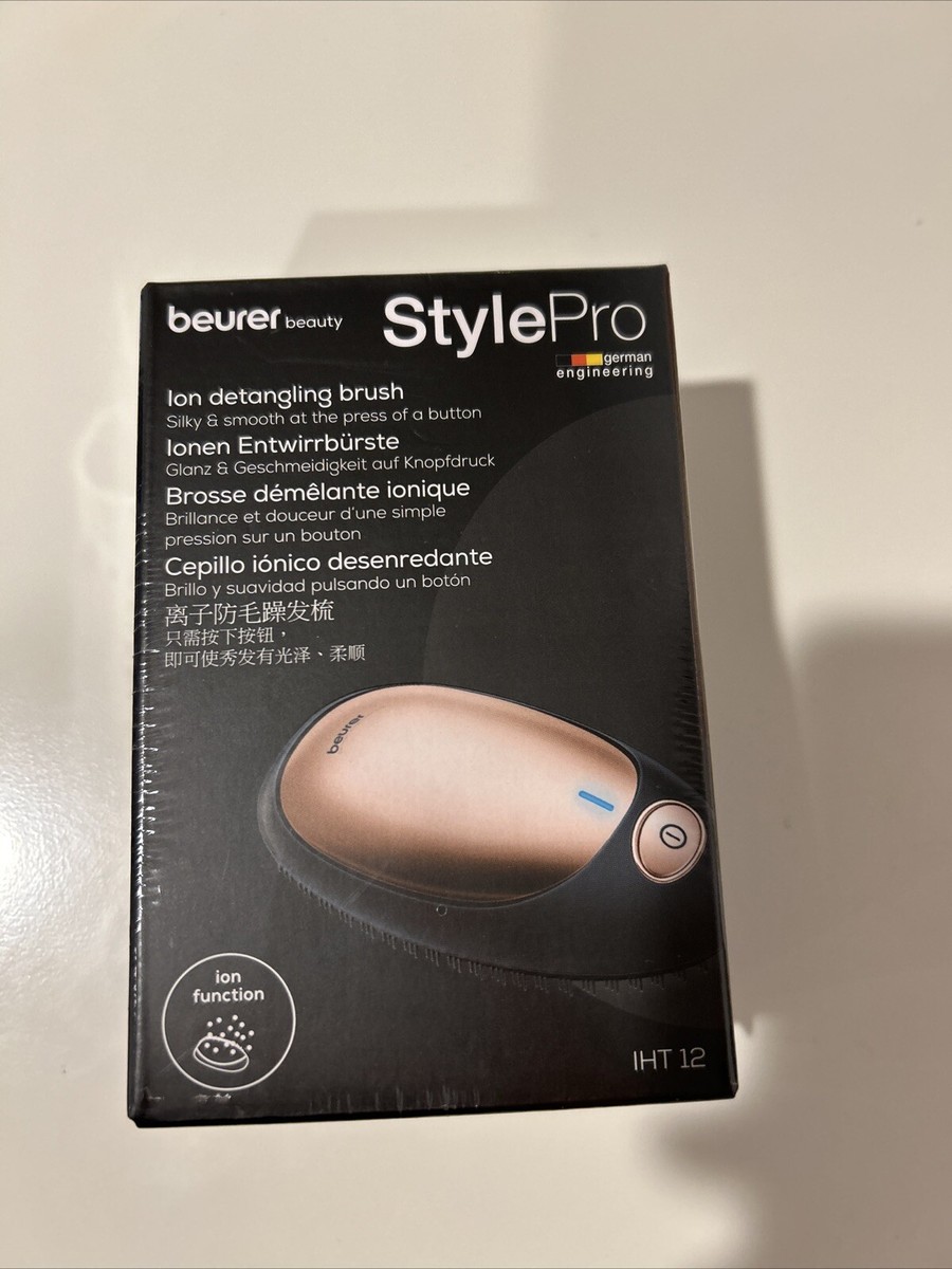 Beurer Beauty Style Pro Ion Detangling Brush IHT-12 New