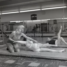 1950s Vogel Negative-sexy blonde pinup girl Monica Richards-cheesecake v216054  