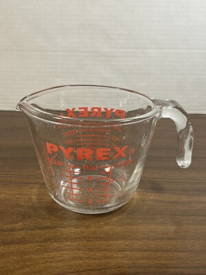 PYREX 1 Cup Measuring Cup 8 Oz 250 mL Glass Measuring Cup