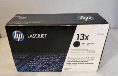 HP Q2613x 13x Black Hi Yield Toner Cartridge Genuine New Sealed No Box Free Shp