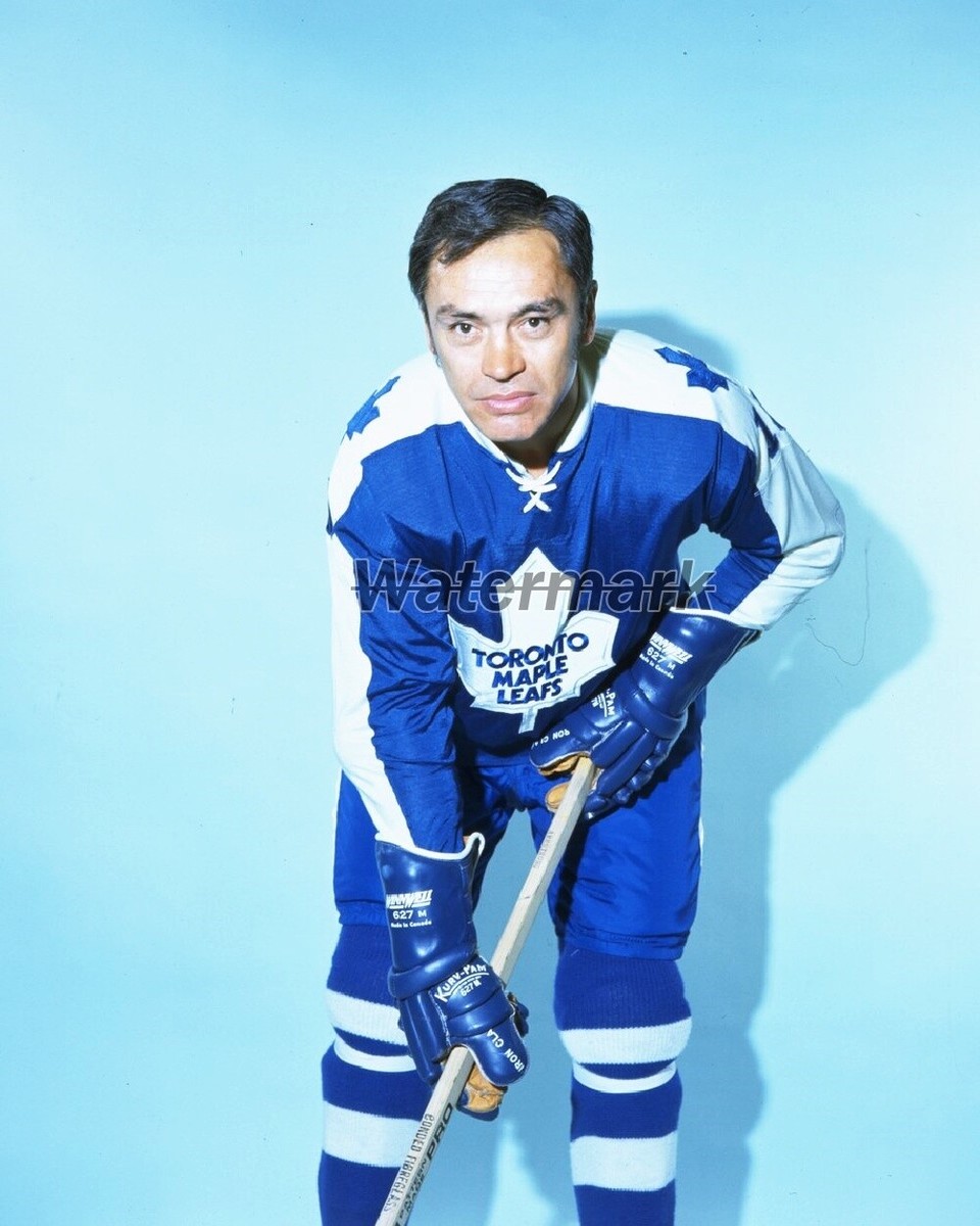 NHL 1970 71 Toronto Maple Leafs George Armstrong Color X 10