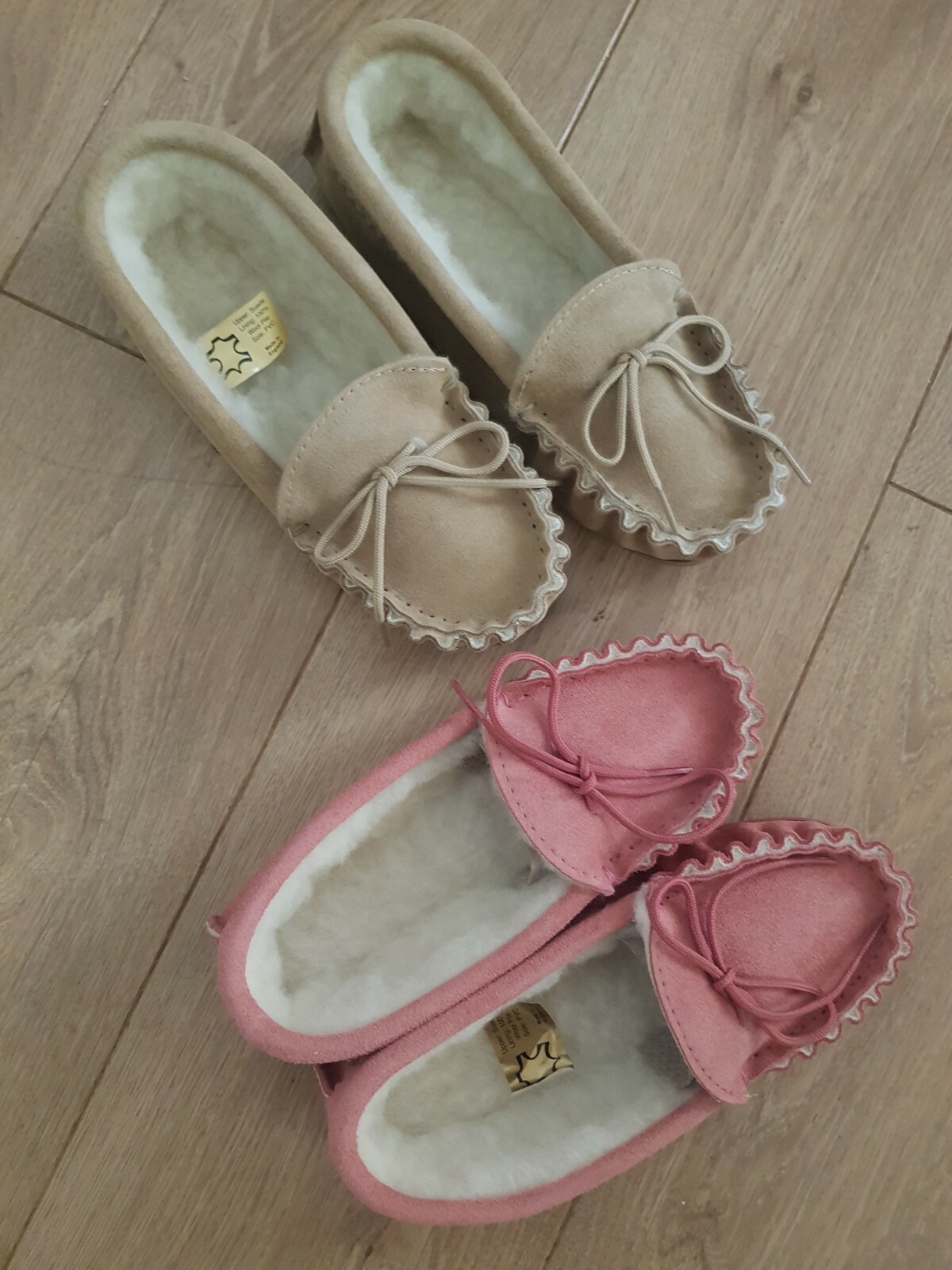 SAOLA FANTASTICO VALORE PANTOFOLE IN PELLE DI PECORA DI QUALITÀ CON SUOLA MORBIDA