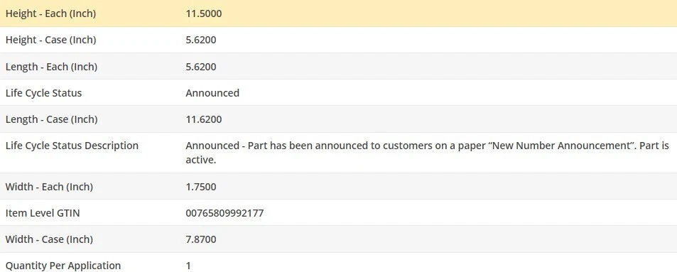 WIX Cabin Air Filter For PONTIAC GRAND PRIX 2005-2008 V8-5.3L - Image 4 of 4