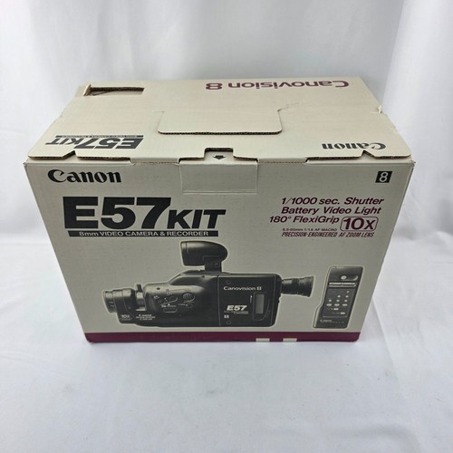 Canon Canovision 8 E57 Kit 8mm Video Camera & Recorder Repair or Parts - Picture 13 of 16