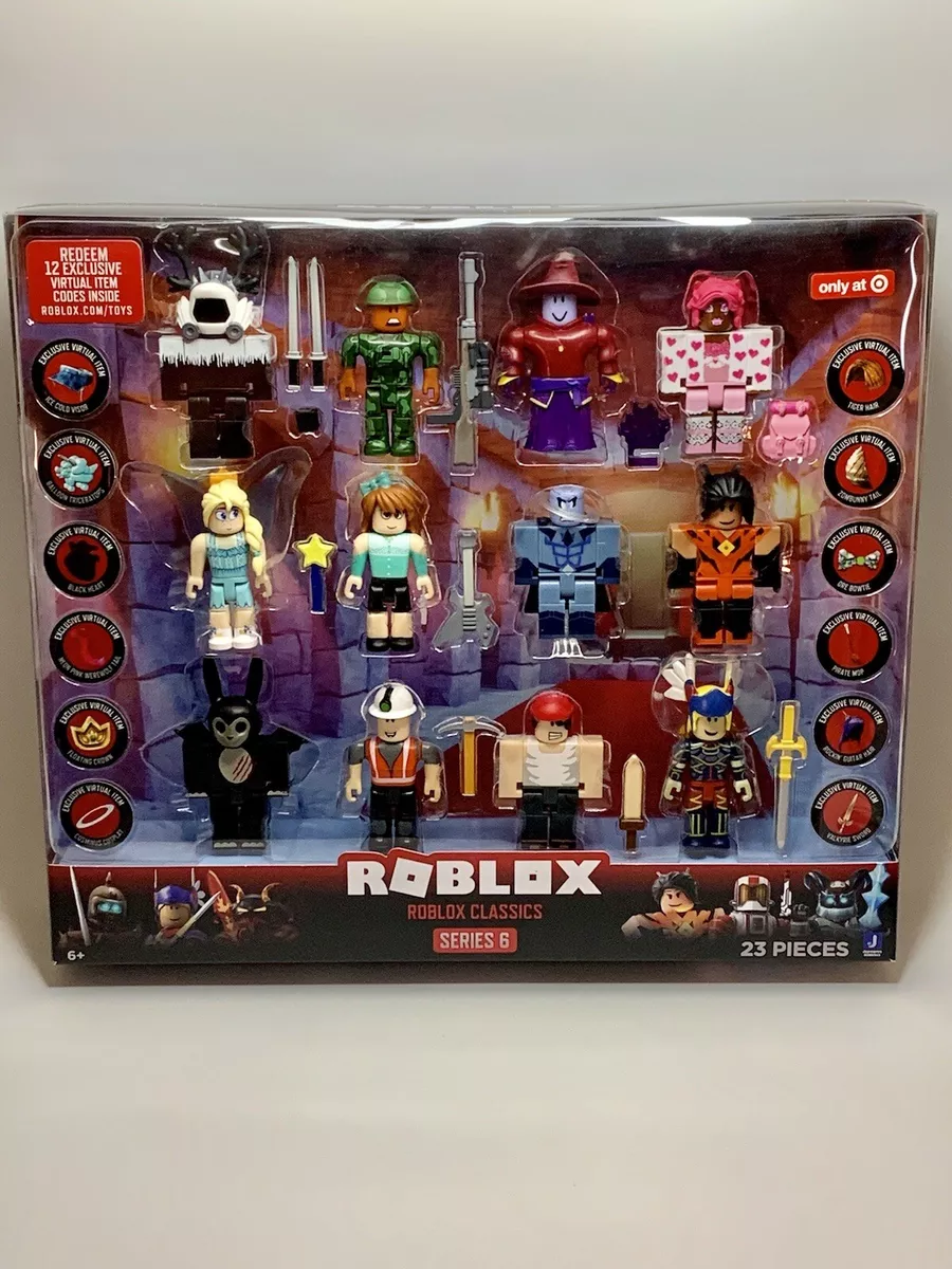  Roblox Classics Series 4 Twenty-One Piece Set 12 Exclusive  Virtual Codes : Toys & Games