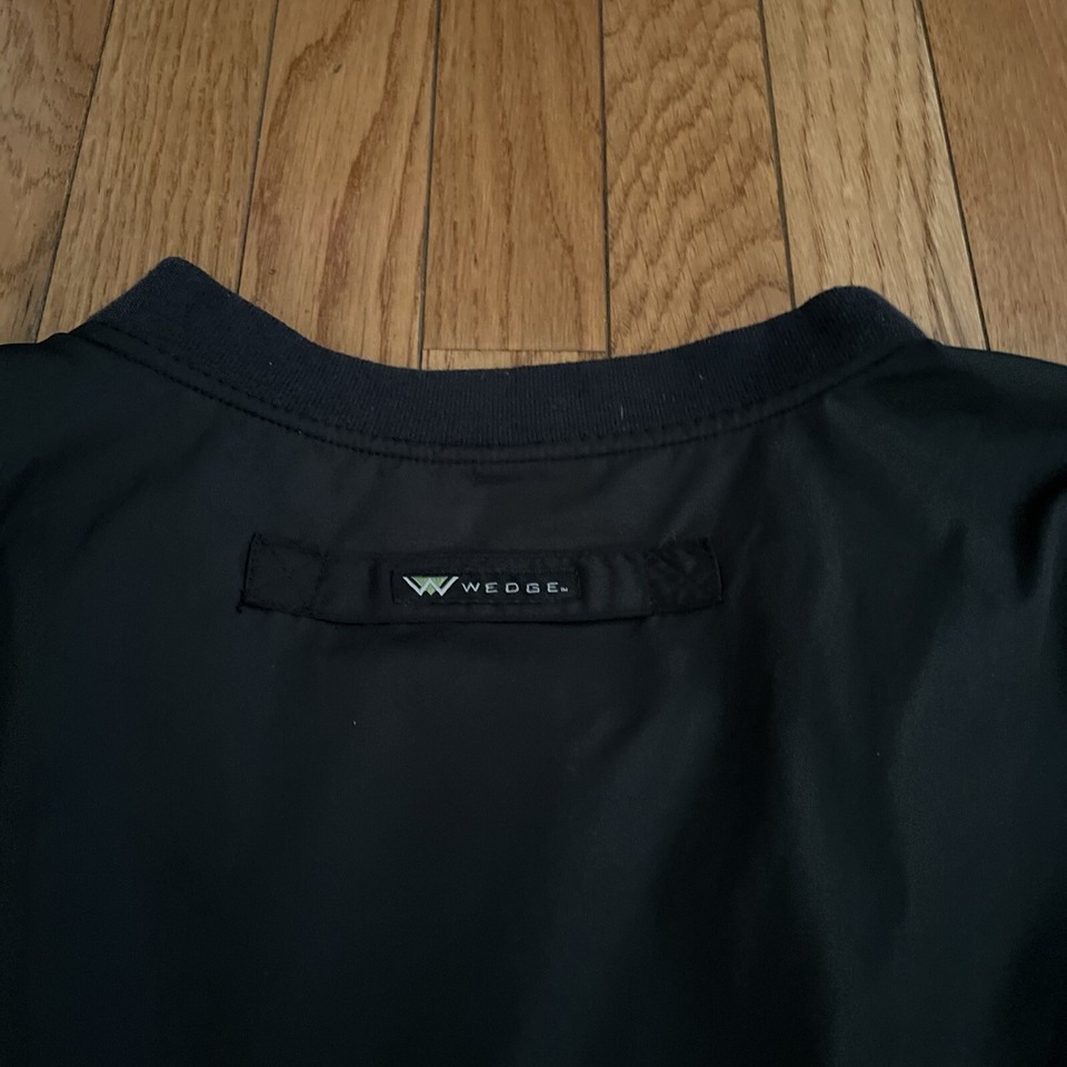 Wedge Golf Reversible Vest Men’s Size XL Black Khaki Lightweight