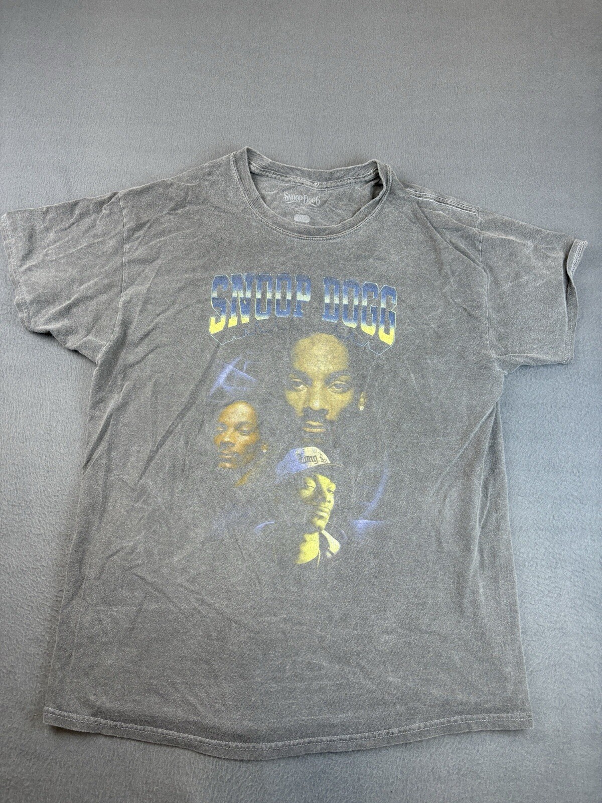 FILA T shirt Snoop Dogg rap musica grafica uomo XL braccio della morte ristampa ufficiale